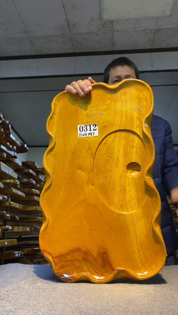 实木茶盘 一物一拍（不含配件）