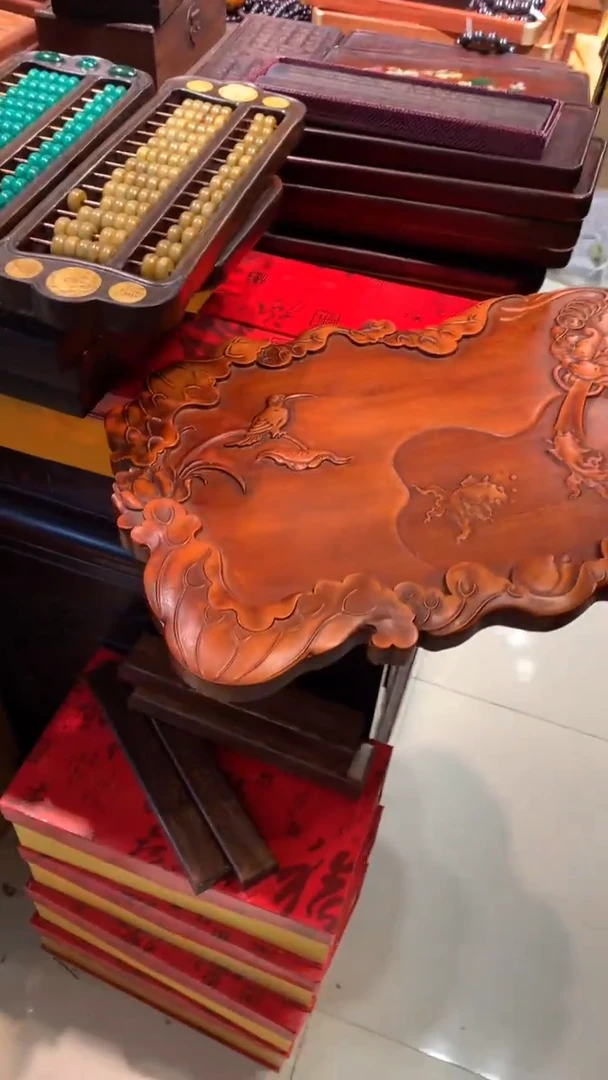 【闪购商品】花梨木类木雕金丝楠茶盘888888