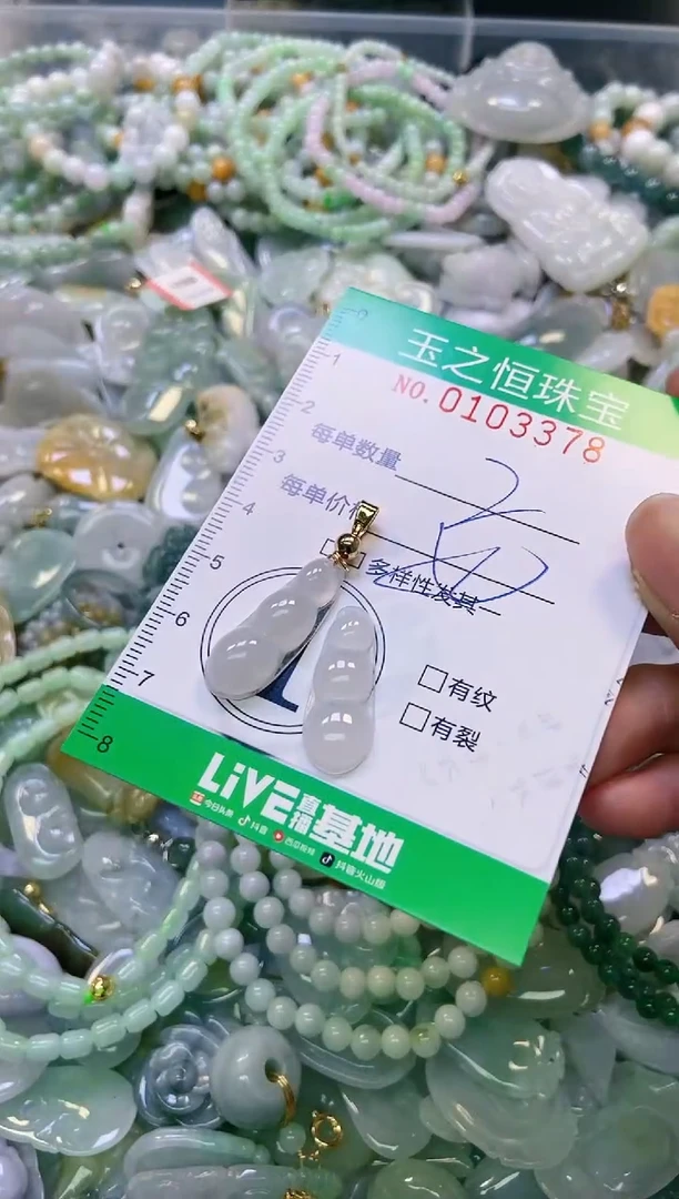 翡翠未镶嵌颈饰闪购0103378
