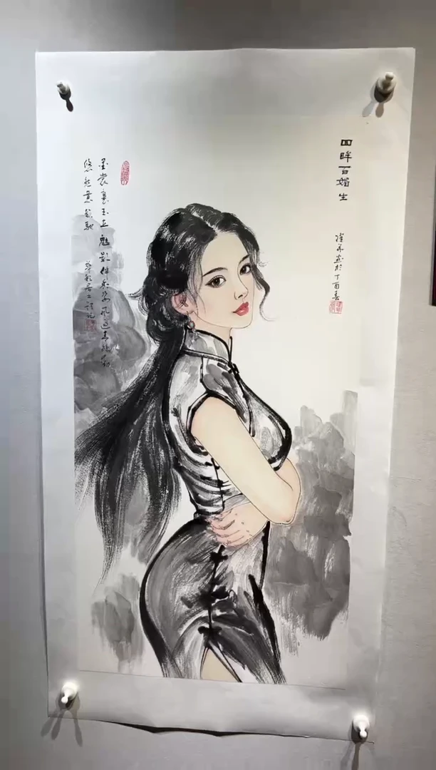 国画国画RW-1300822-张跃华央创美术馆精品定制备案作品