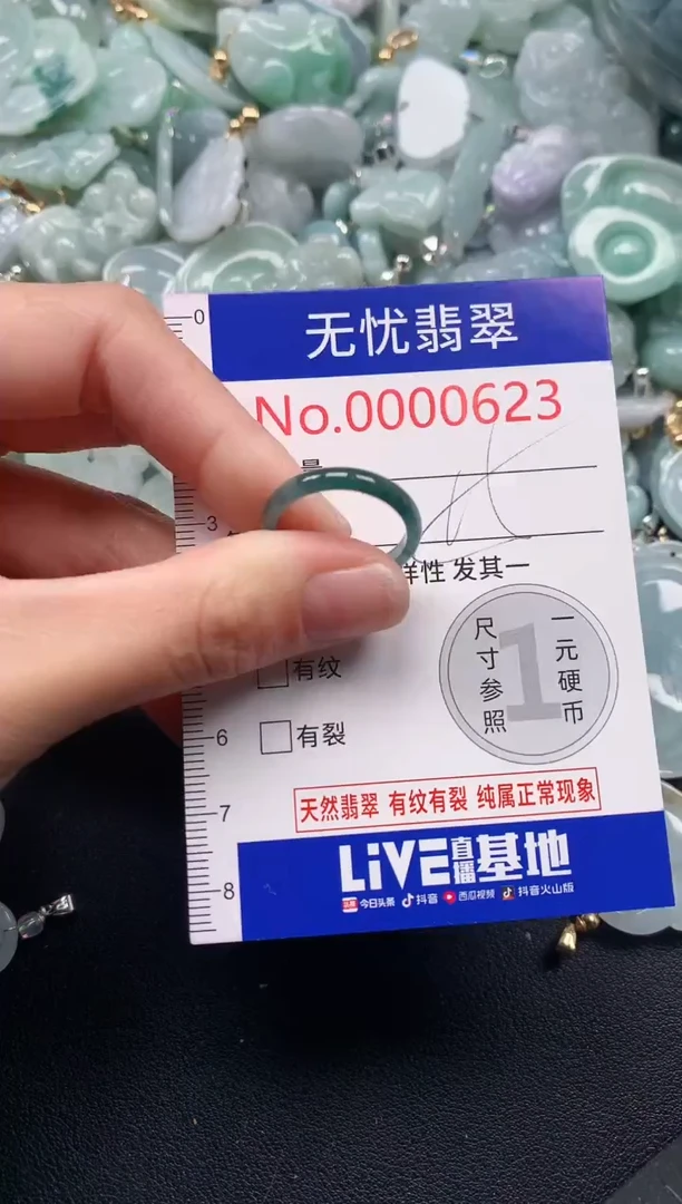 吊坠(不含链)未镶嵌翡翠623