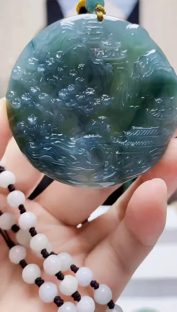 未镶嵌定制翡翠吊坠179