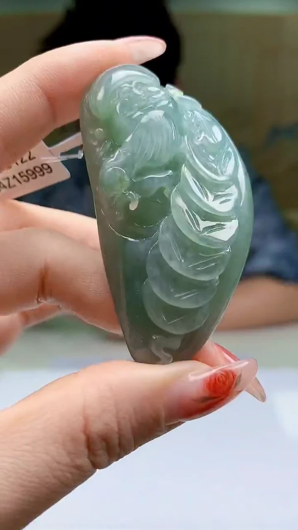【闪购商品】定制翡翠未镶嵌4688ty-毛货挂件58