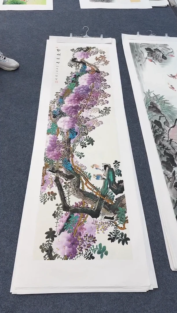 国画紫藤花同类型随机