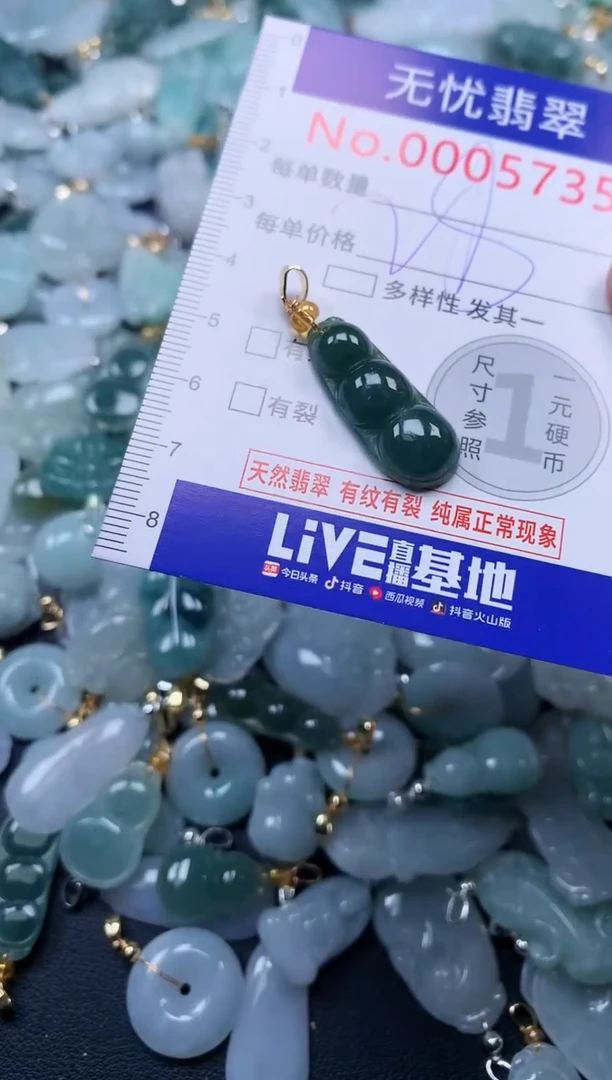 颈饰未镶嵌翡翠5735