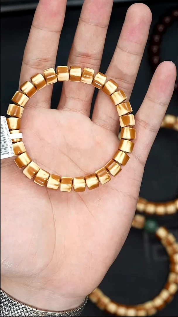 手串紫金鼠6401素串熊猫实心紫金鼠卡9+尺寸