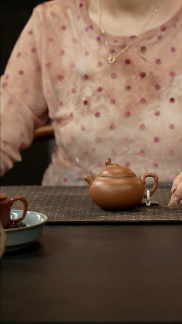 茶壶紫砂老段瓜语壶150cc