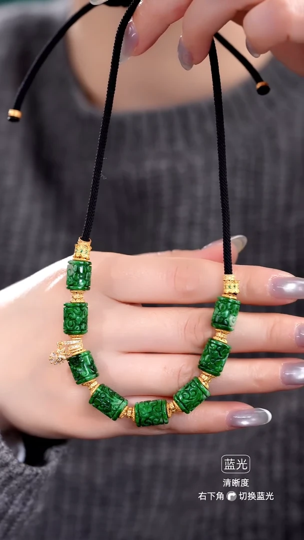 颈饰未镶嵌翡翠项链3