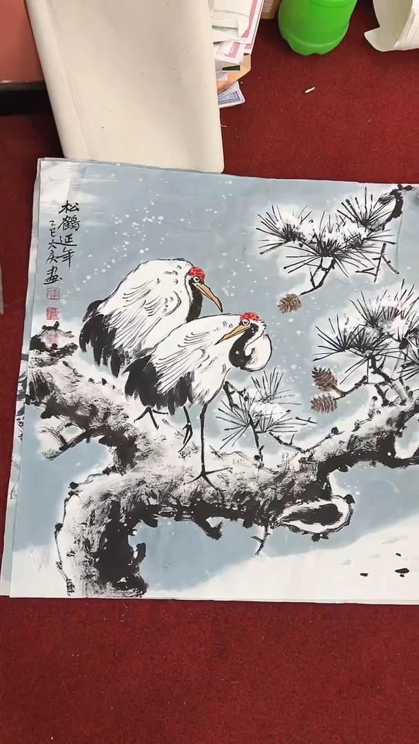 国画李火庆/国画/花鸟