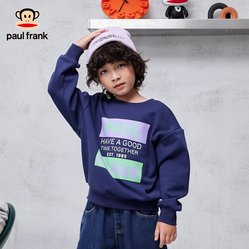 paul frank/大嘴猴 5175F圆领卫衣加绒 3505355175F