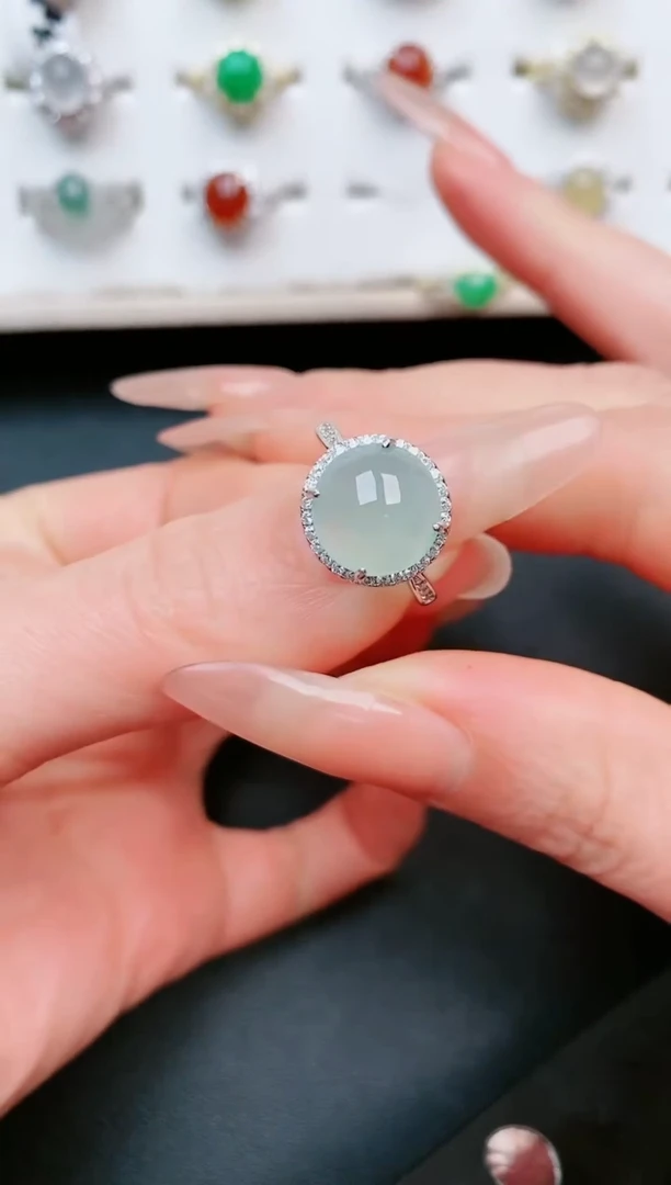 【闪购商品】翡翠戒指银S925镶嵌......