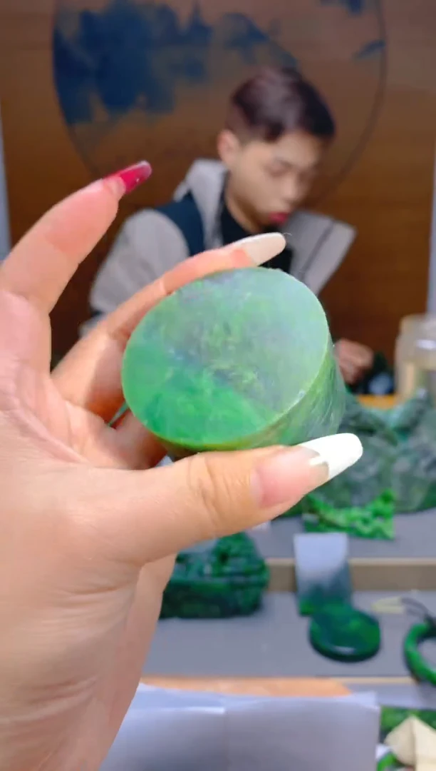 【闪购商品】和田玉（碧玉）珠宝半成品未镶嵌4