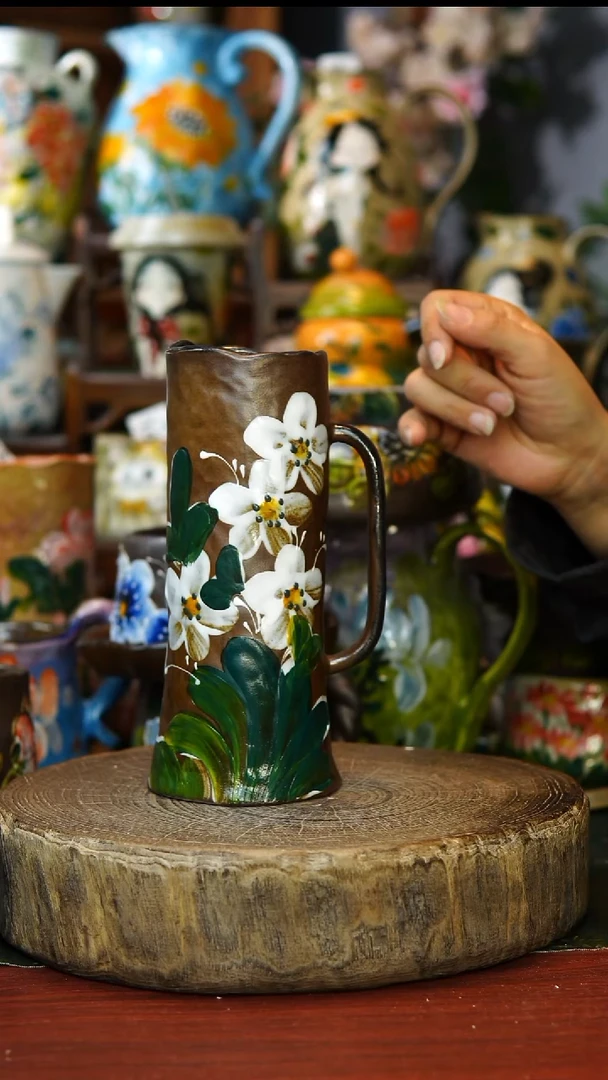 陶瓷219景德镇手工手绘釉下彩