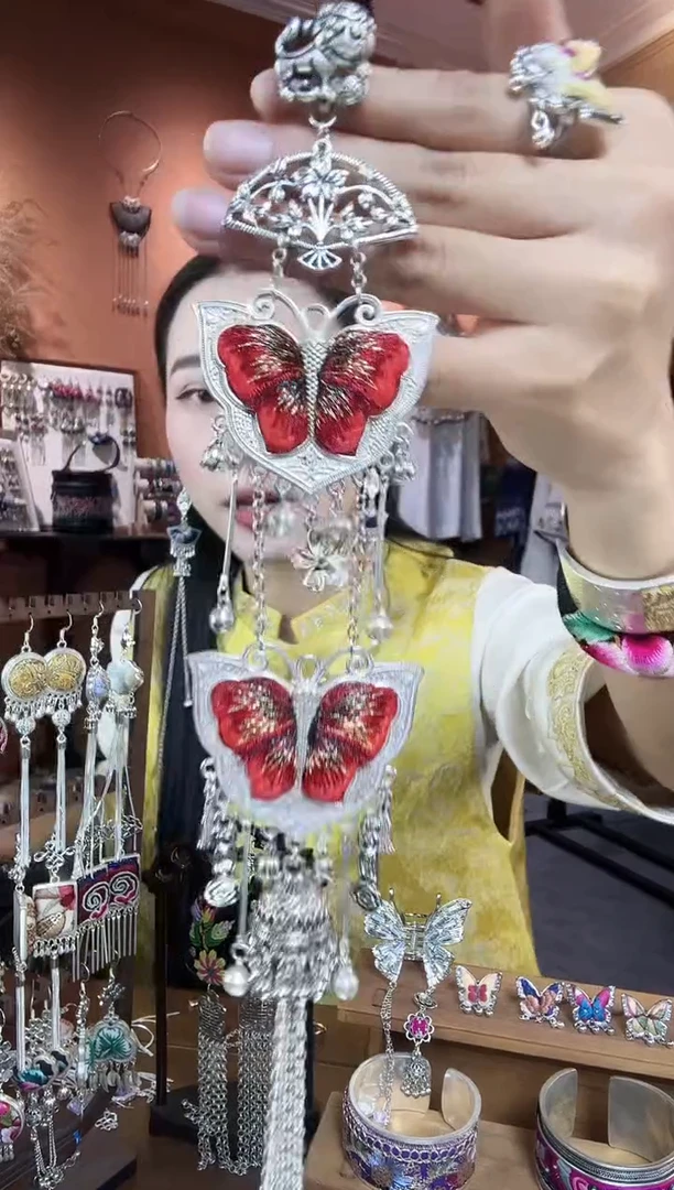 刺绣纯手工民族风压襟