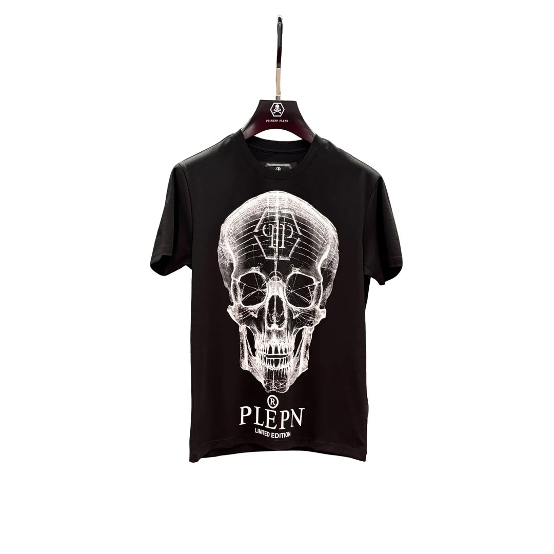 【PP定制】2025春夏新款设计师高端男士休闲百搭圆领透气T恤1662