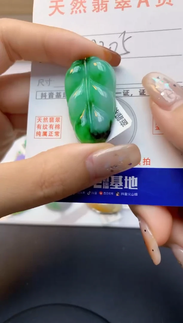 颈饰未镶嵌翡翠天然A货翡翠百元以上9元证书费自理
