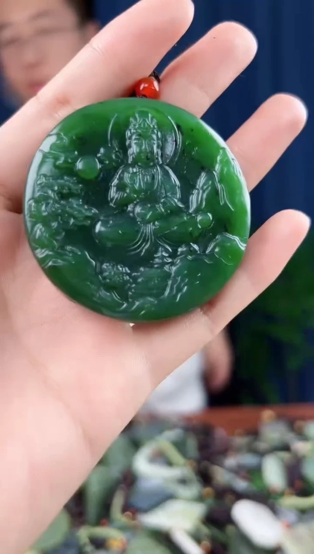 未镶嵌和田玉挂件拍一发一，