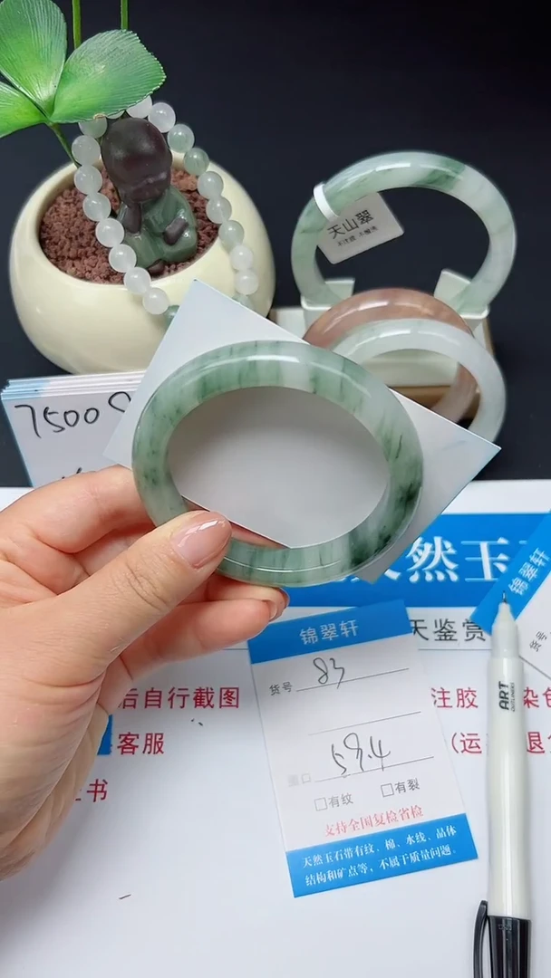 未镶嵌手镯石英质玉83-59/60