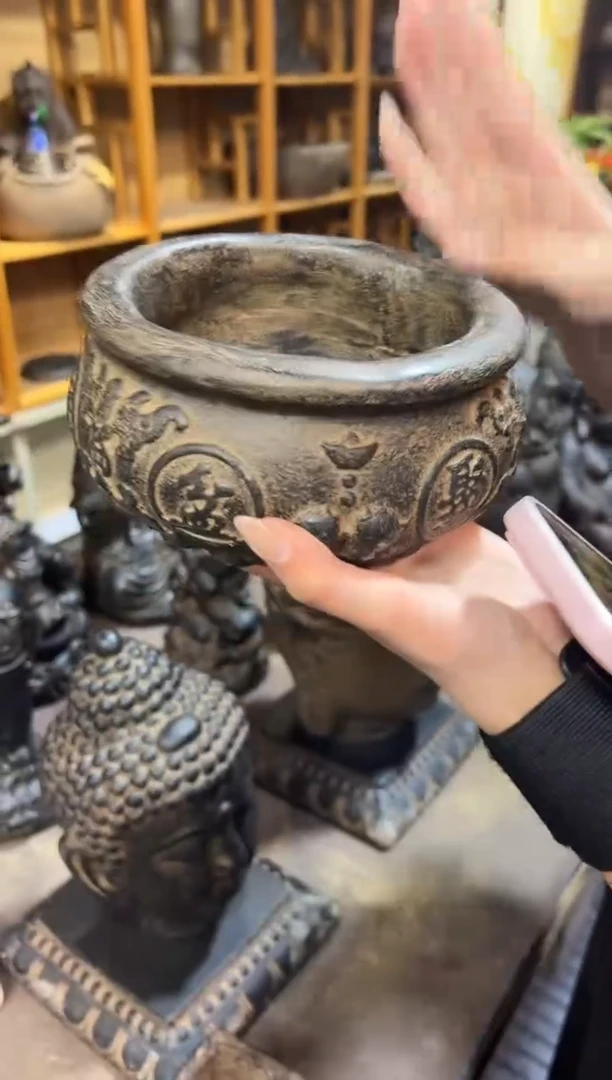 陶土【火山泥】聚宝盆