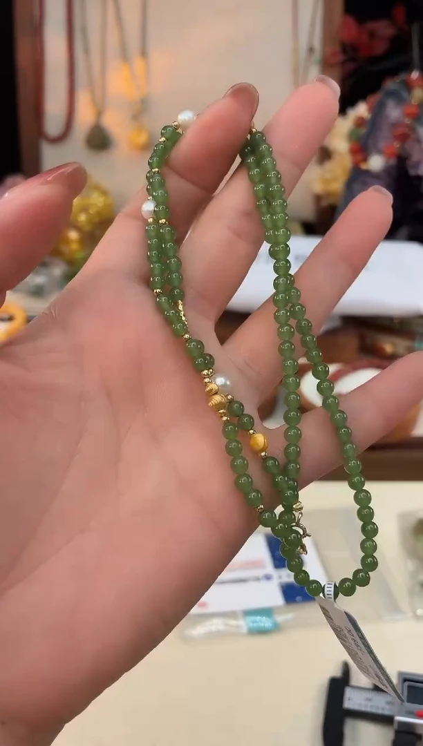 未镶嵌和田玉项链@@D921D015808