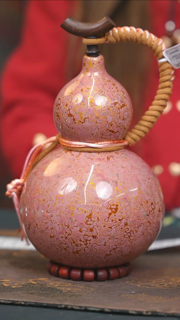 【闪购商品】WF302漆艺酒葫芦不包手串及旋转底座