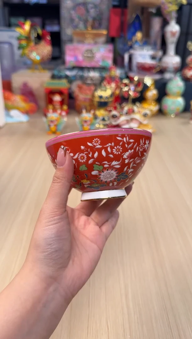 138威基伍德红色饭碗