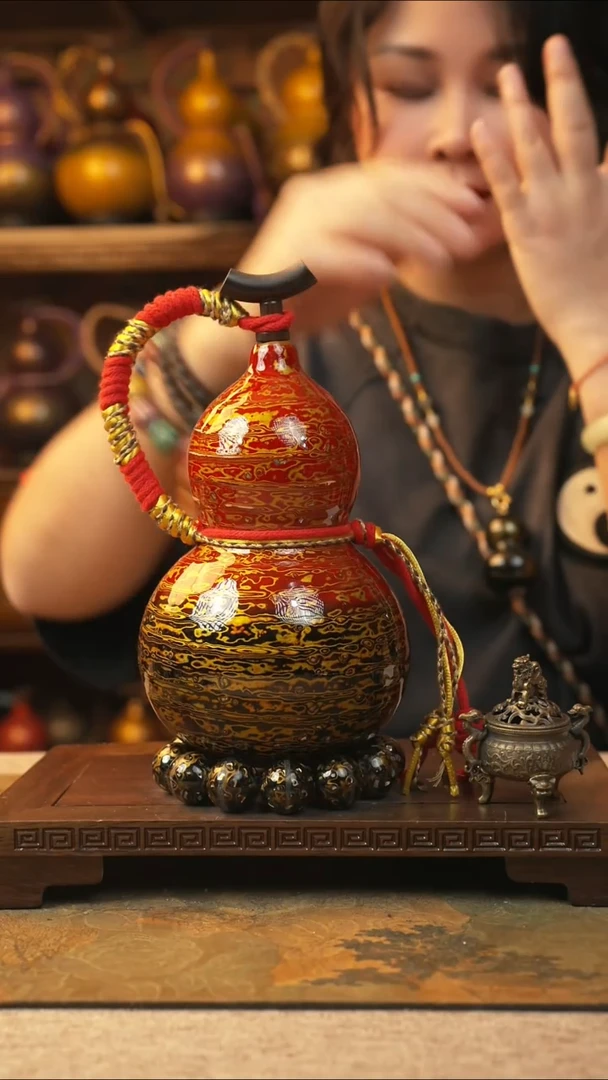 197大漆一物一拍记葫堂出品【不带手串】