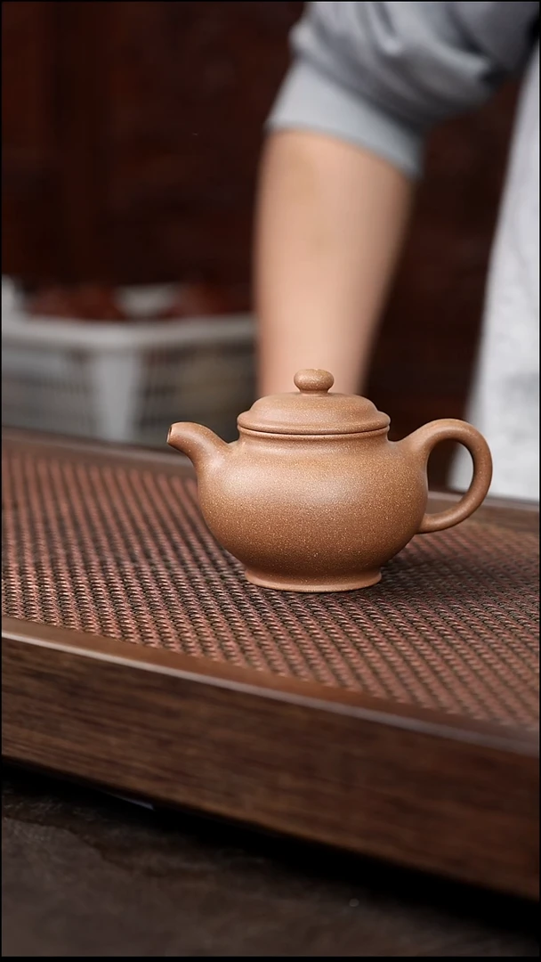 茶壶紫砂老段泥掇只