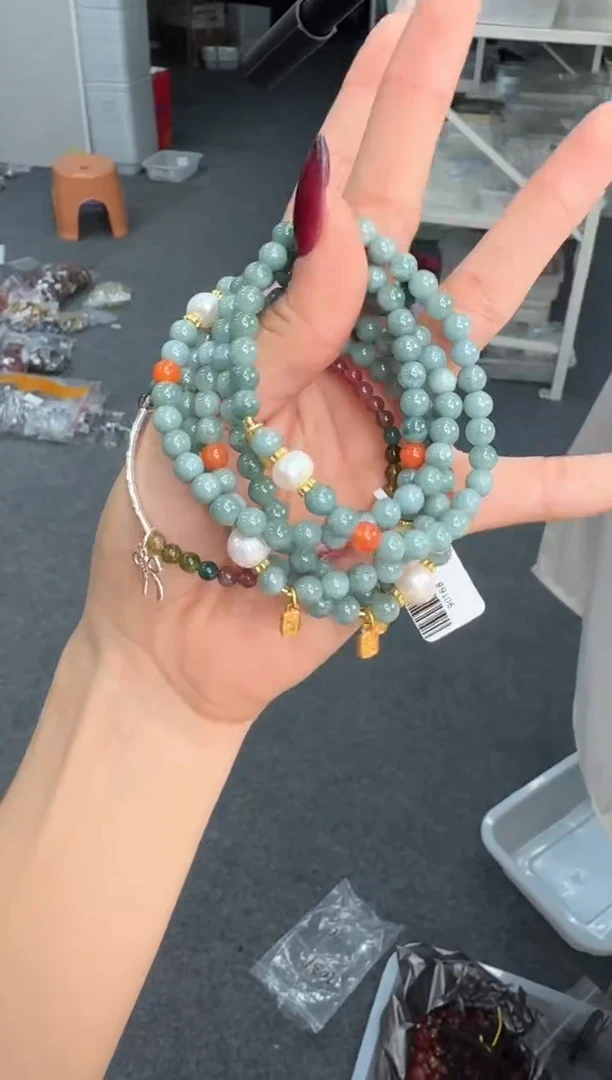 【闪购商品】翡翠手链未镶嵌D307翡翠小m设计款