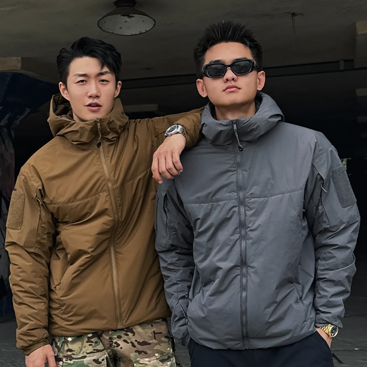 【识文】军版gen2棉服3M新雪丽棉轻量化防风防水立领连帽棉服