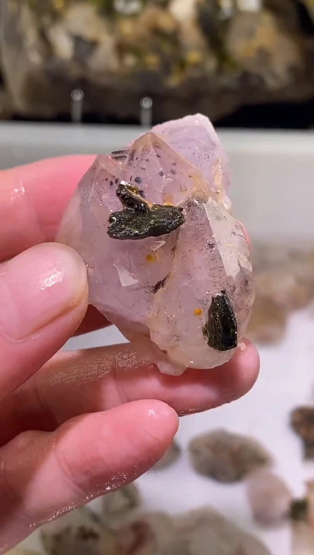 未镶嵌珠宝半成品水晶62号四川超七花园水晶