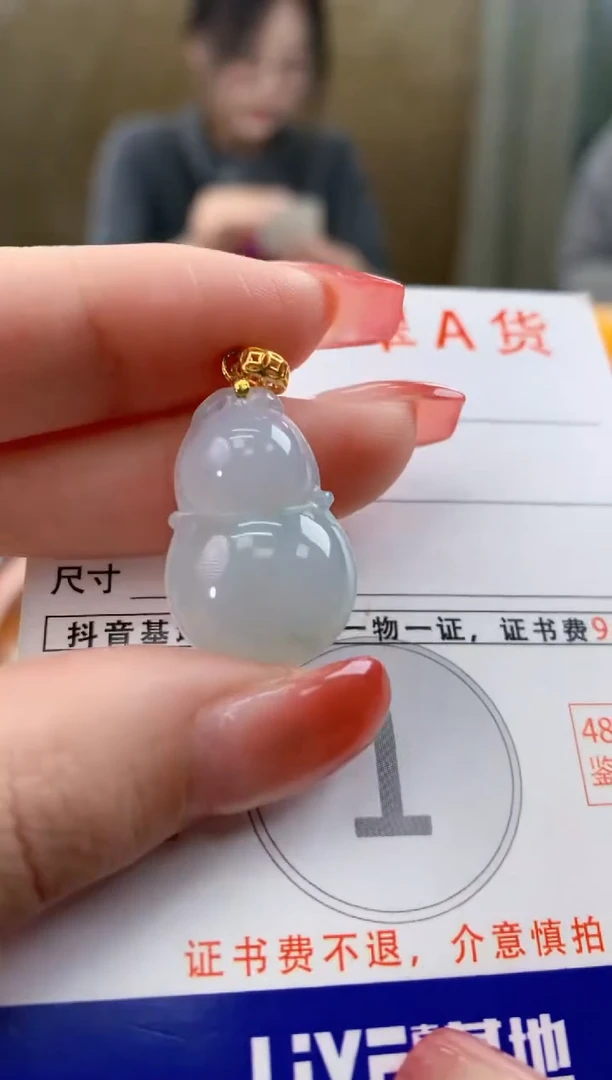 颈饰未镶嵌翡翠天然A货翡翠挂件