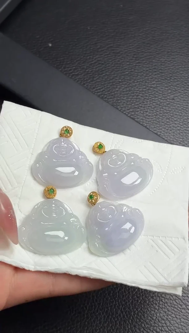 18K金镶嵌定制翡翠DDJ39956/多样性发一件