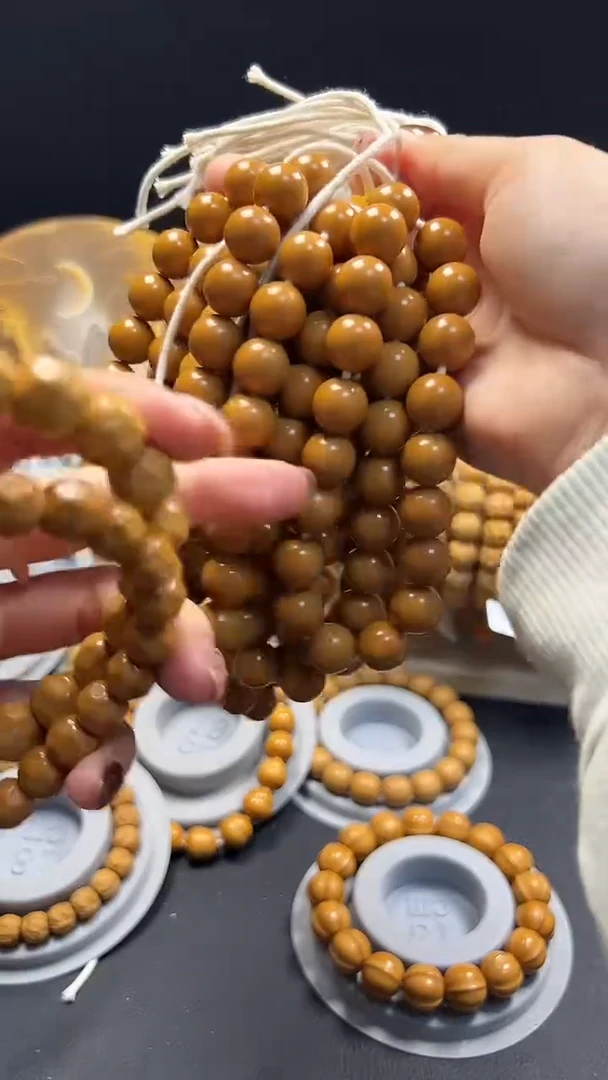 手串猴头核桃卡13大圆珠微瑕