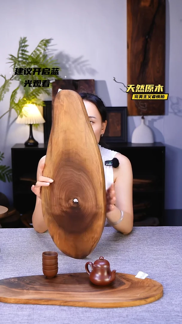 木北美黑胡桃原木.干裂疤结不属于商品质量问题完美主义者慎拍