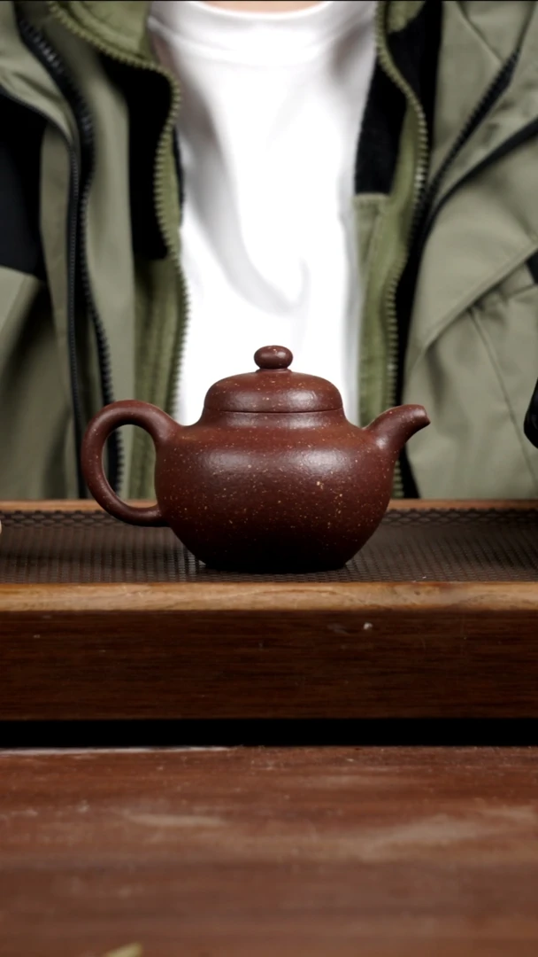 茶壶紫砂紫桃花柿园225CC