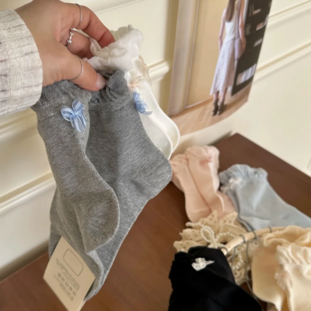 【临时链接】春夏成为韩女百搭女袜白色袜子~会起小棉絮介意勿拍