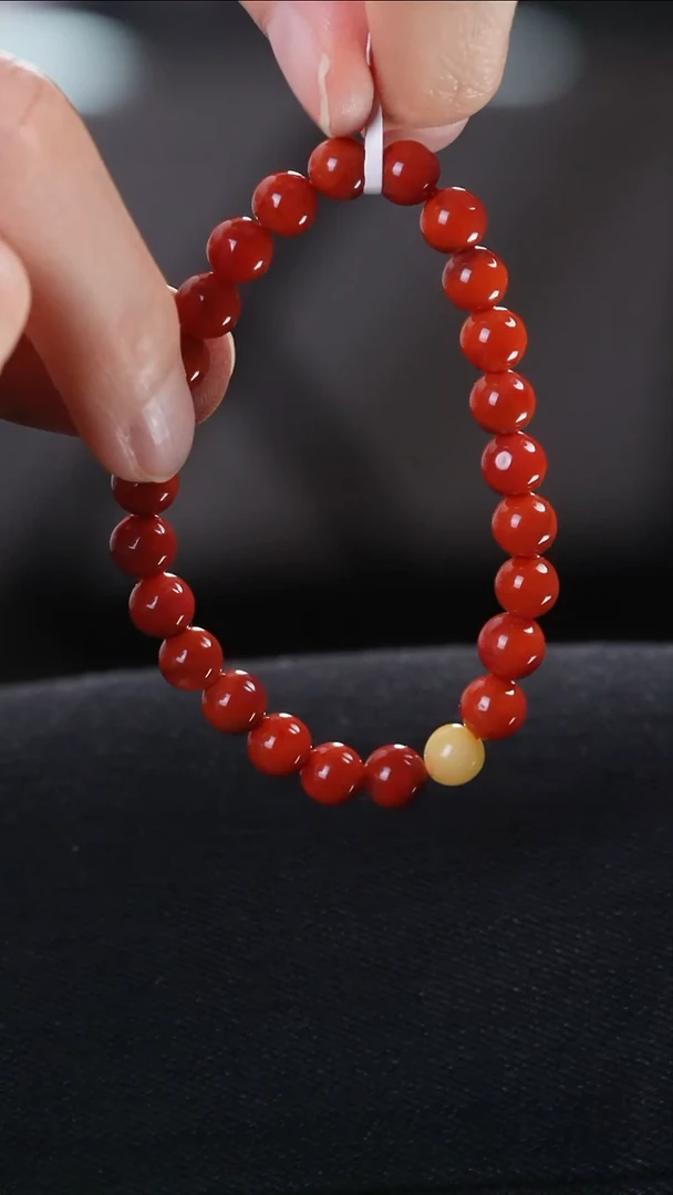 【闪购商品】南红玛瑙手串未镶嵌设计@@SJ1620-F手工
