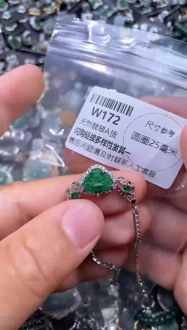 【闪购商品】翡翠颈饰未镶嵌W172手链
