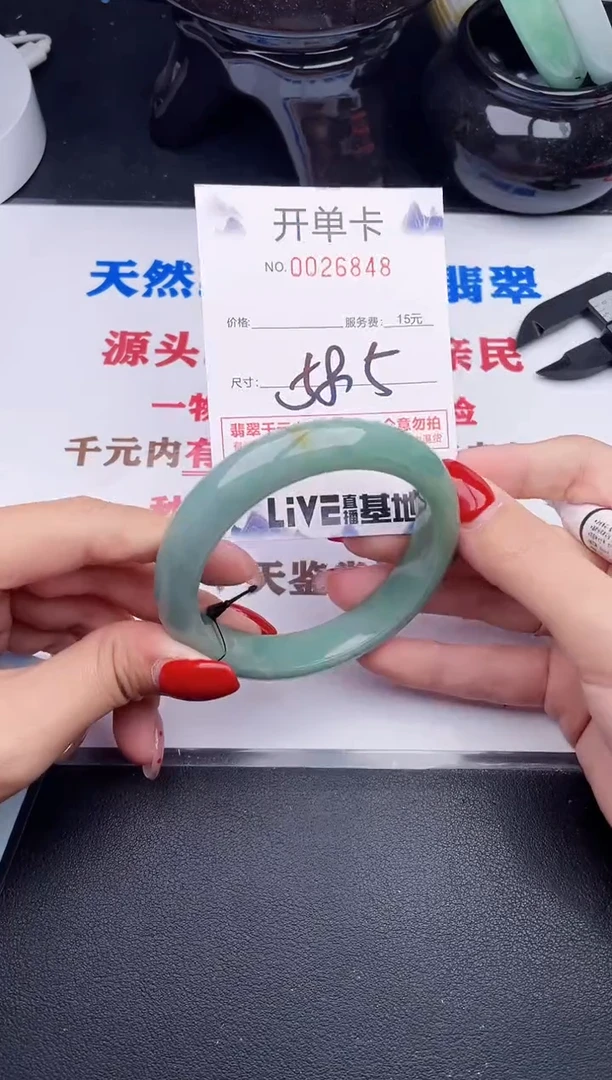 未镶嵌手镯翡翠48