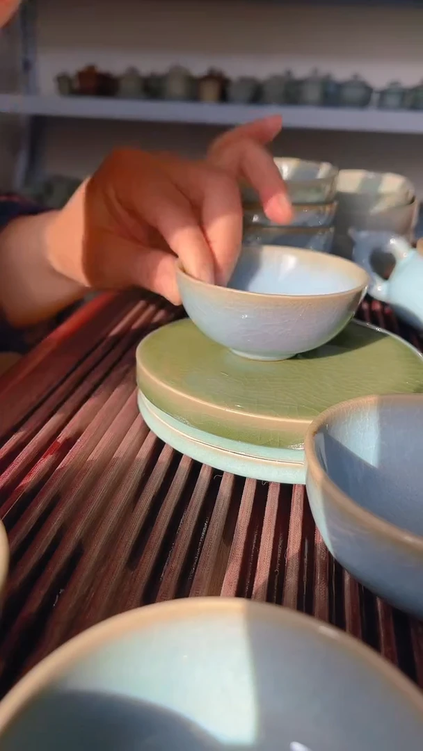【闪购商品】瓷片原生态原矿67号杯子