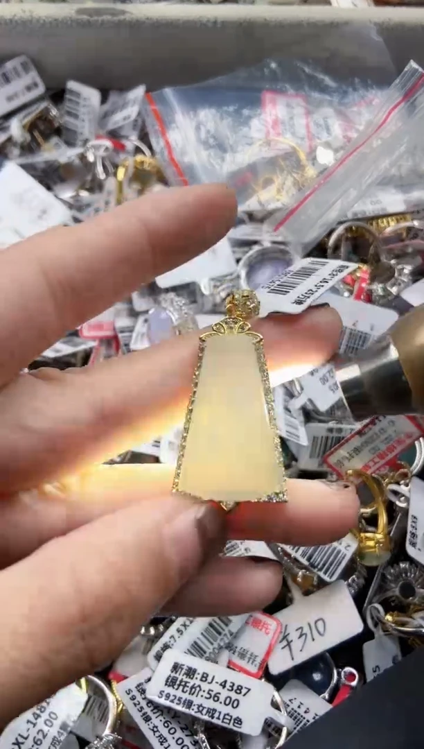 银S925镶嵌戒指翡翠13  1