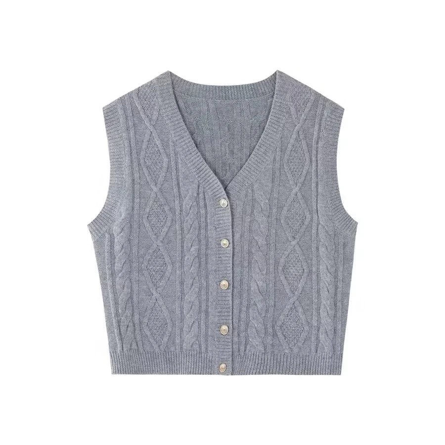 【鹿屿庄】安克雷穿搭时尚马甲百搭QYM002227