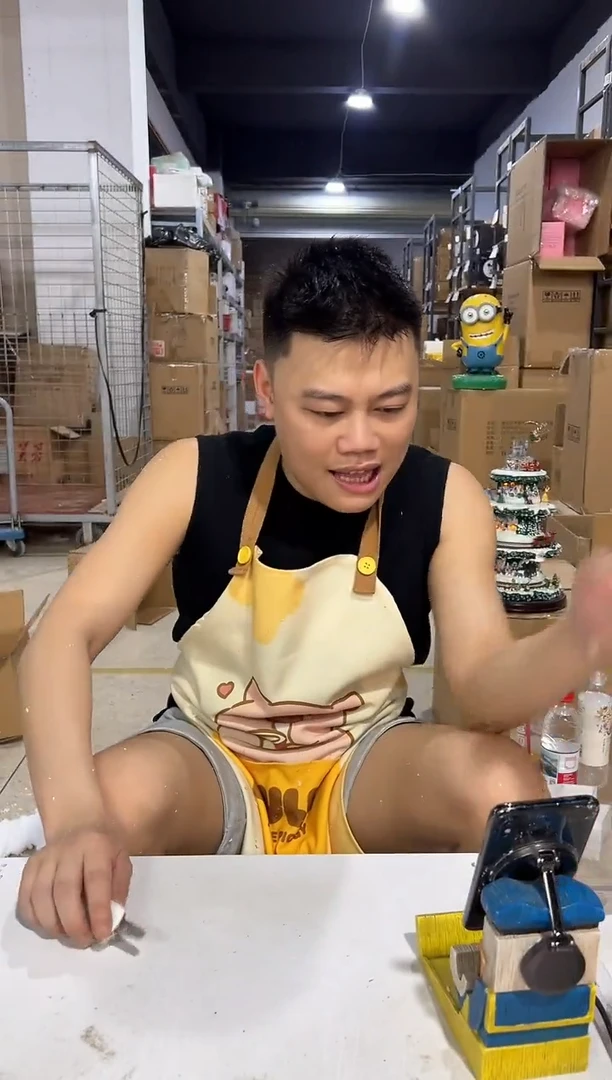 瓷片粉色原盒吉伊山洞水杯