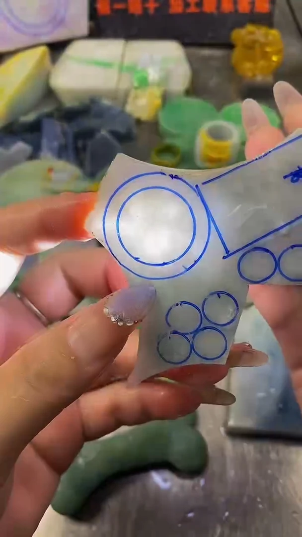 翡翠散珠未镶嵌玉上缘天然翡翠469