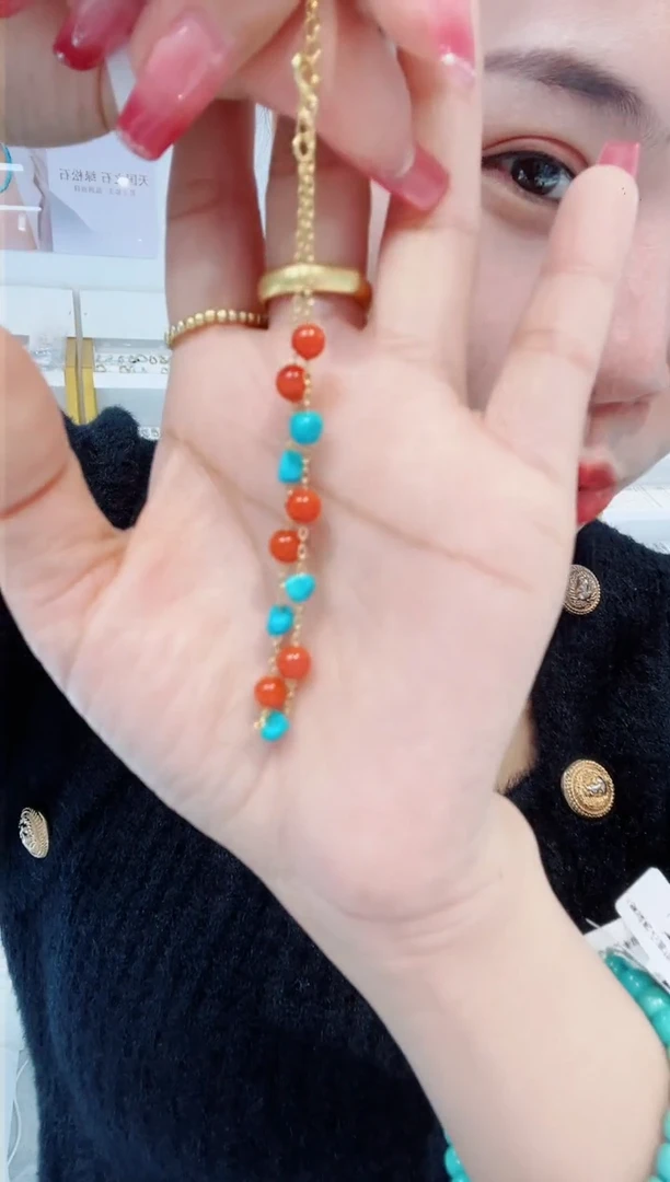 【闪购商品】南红玛瑙手链银S925镶嵌发货一件