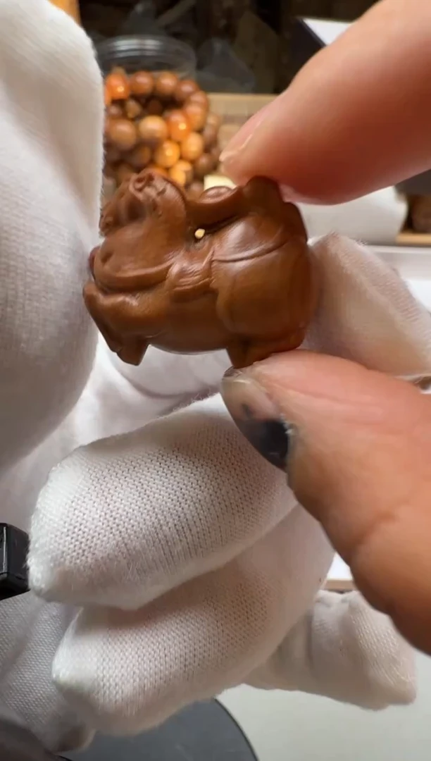 檀香木手串/手链马上有钱挂件