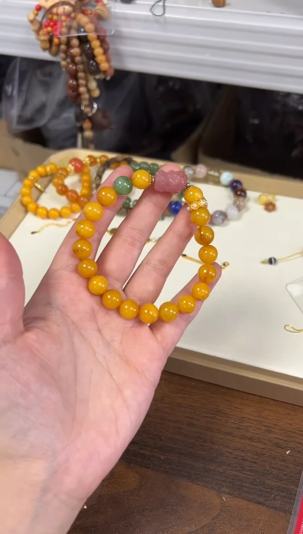 手链蜜蜡未镶嵌孤品蜜蜡设计款手链[2824]