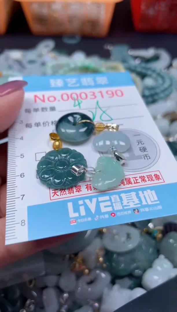 颈饰未镶嵌翡翠3190