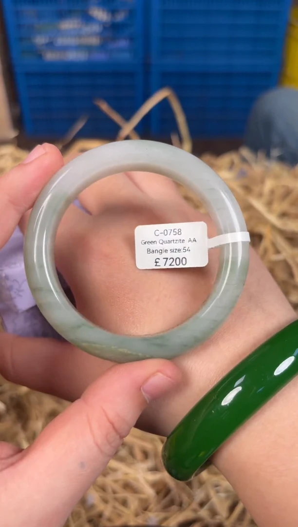未镶嵌手镯石英质玉C0758